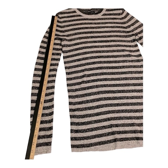 Who What Wear Metallic Stripe Sweater M - Picture 7 of 8
